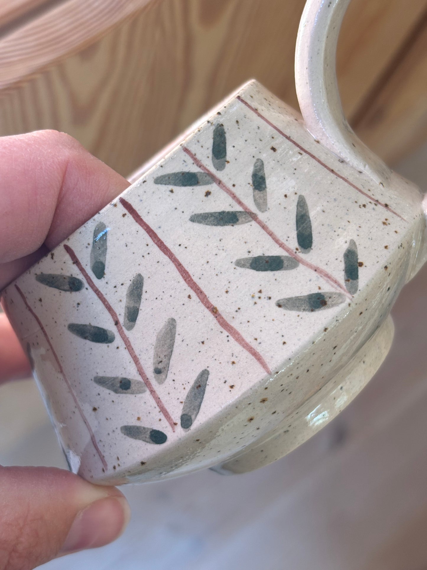 Kaffekopp Gröna Blad