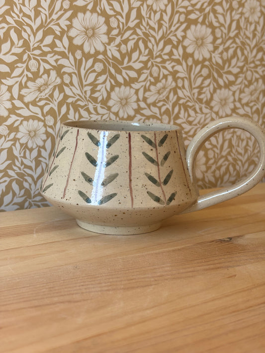 Kaffekopp Gröna Blad